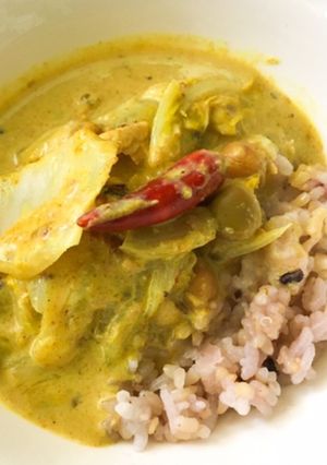 簡単ヘルシー☆白菜とシーチキンの豆カレー-レシピのメイン写真