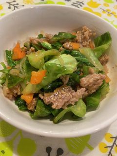白滝でヘルシー麻婆炒め-レシピのメイン写真