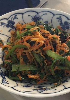 にんじんとその葉のナムル-レシピのメイン写真