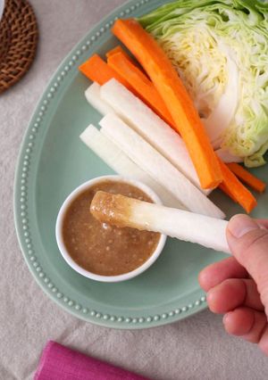すぐできる!野菜スティック専用ごま味噌-レシピのメイン写真
