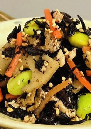 セブン再現⭐︎6種具材の豆腐とひじきの煮物-レシピのメイン写真