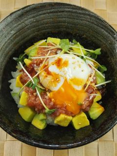 韓国風ねぎとろ丼-レシピのメイン写真