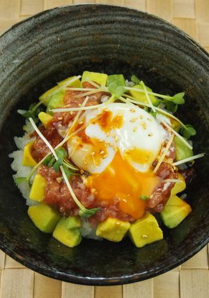 韓国風ねぎとろ丼-レシピのメイン写真