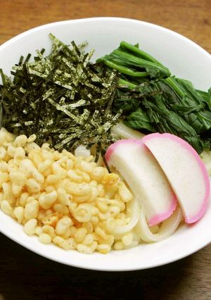 きしめんで冷やしたぬき-レシピのメイン写真