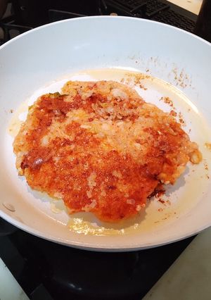 すっぱいキムチと里芋のご飯チヂミ-レシピのメイン写真