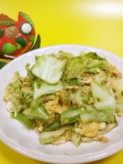 キャベツと卵のオイスター炒め-レシピのメイン写真