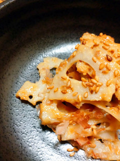 レンコンの辛子味噌和え-レシピのメイン写真
