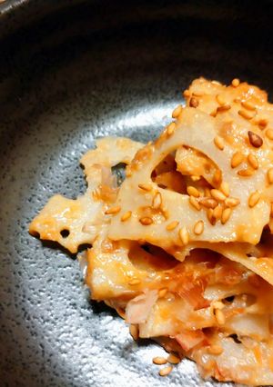 レンコンの辛子味噌和え-レシピのメイン写真