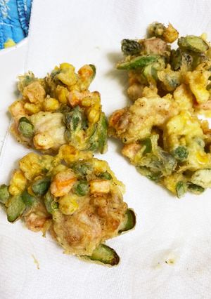 3歳パクパクやわらかお肉と野菜揚げ-レシピのメイン写真