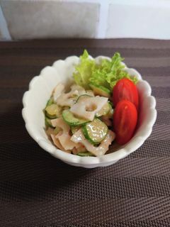 れんこん・きゅうりのめんたい和え-レシピのメイン写真
