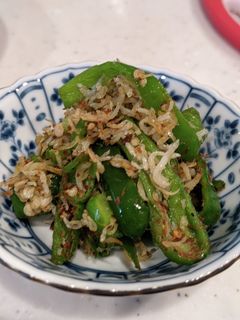 ピーマンとしらす☆ふりかけで簡単副菜-レシピのメイン写真