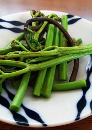 わらびのサッと白だし煮-レシピのメイン写真