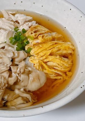 鶏飯風スープごはん-レシピのメイン写真