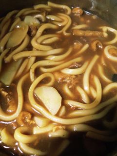 超簡単、カレーうどん-レシピのメイン写真