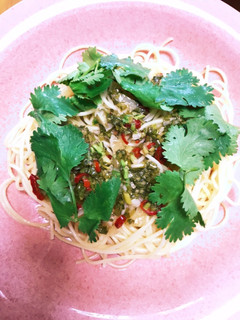 エスニック!!パクチーパスタ-レシピのメイン写真