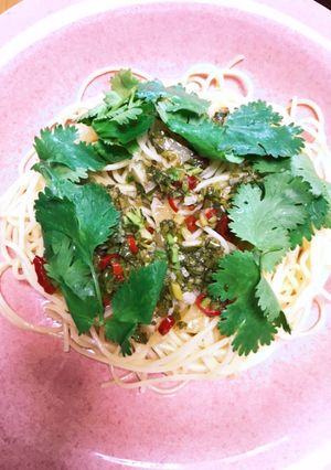 エスニック!!パクチーパスタ-レシピのメイン写真