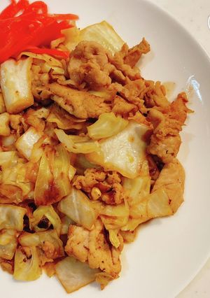 豚肉とキャベツの甘辛生姜焼き-レシピのメイン写真