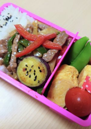 ☆青椒肉絲弁当☆-レシピのメイン写真