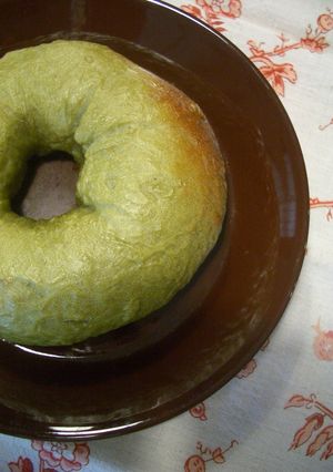 お抹茶×丹波の黒豆ベーグル～天然酵母～-レシピのメイン写真