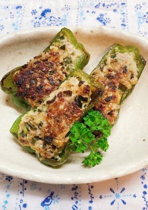 ピーマンの肉詰め-レシピのメイン写真