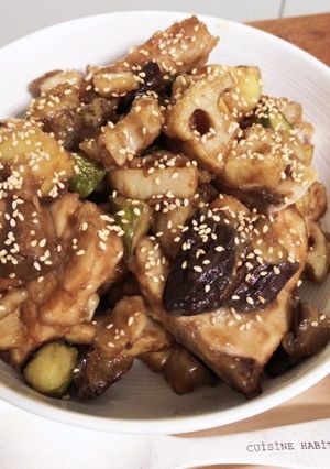 お肉好きの方にも。はまちとレンコンの甘酢-レシピのメイン写真