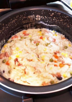 【炊飯器x減量飯】チキンミルクリゾット沼-レシピのメイン写真