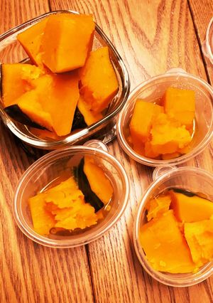 かぼちゃの煮物(離乳食に) ホットクック-レシピのメイン写真
