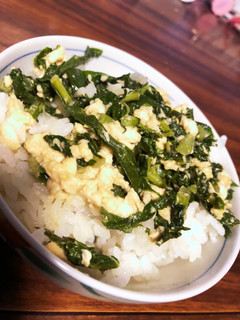 ♡農家直伝♡大根の葉っぱ豆腐そぼろ-レシピのメイン写真