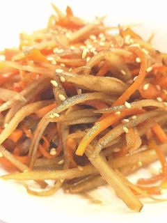定番惣菜☆きんぴらごぼう☆お弁当作り置き-レシピのメイン写真