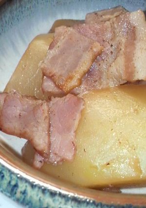 大根とベーコンのコンソメ炒め煮-レシピのメイン写真