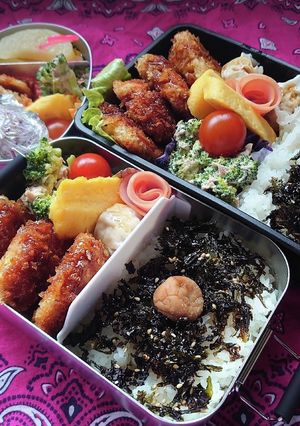 ❜21/5/11 ハムカツ弁当（チーズ入-レシピのメイン写真