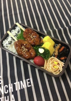 男子高校生弁当5／11豚つくね弁当-レシピのメイン写真