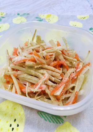レンジでパパっと!ごぼうサラダ♫-レシピのメイン写真