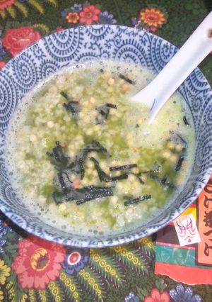 レンジで!オートミールお茶漬け粥-レシピのメイン写真
