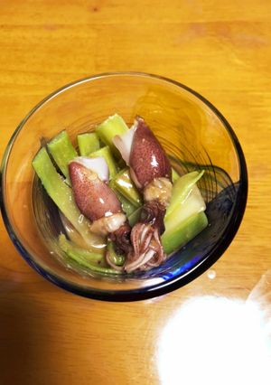 ウドとホタルイカの酢味噌和え-レシピのメイン写真