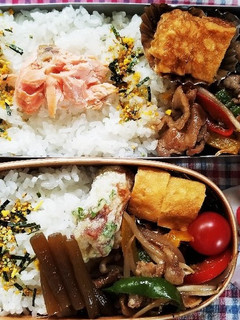 豚肉パプリカ炒め弁当(5.11)-レシピのメイン写真