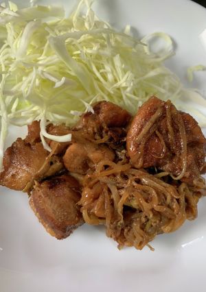 鶏肉ともやしの甘辛炒め-レシピのメイン写真