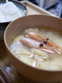 残った殻でえび出汁味噌汁-レシピのメイン写真
