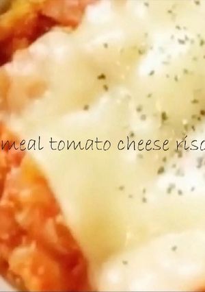 オートミールでチーズリゾット☆トマト-レシピのメイン写真
