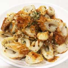 รูปของ 簡単副菜！ちくわのバジルチーズ焼き