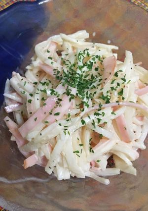 大根とハムのからしマヨネーズサラダ-レシピのメイン写真