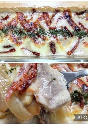 アンチョビソースと乾燥トマトで鰯グラタン-レシピのメイン写真