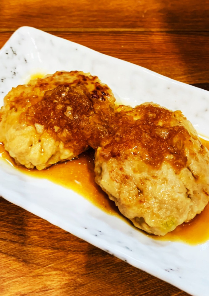 玉ねぎの和風ソース豚こまバーグバター風味-レシピのメイン写真
