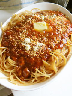 スパイスと調味料を足して美味ミートソース-レシピのメイン写真