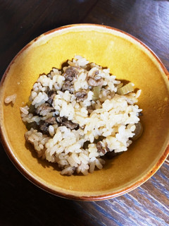 ふきと牛肉の炊き込みご飯-レシピのメイン写真
