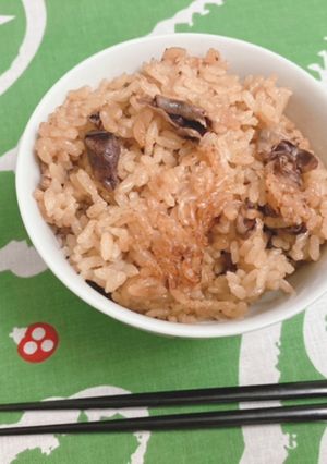 ホタルイカ沖漬けの炊き込みご飯-レシピのメイン写真