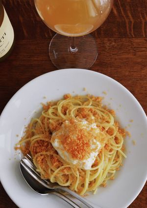 ブッラータとカラスミのパスタ-レシピのメイン写真