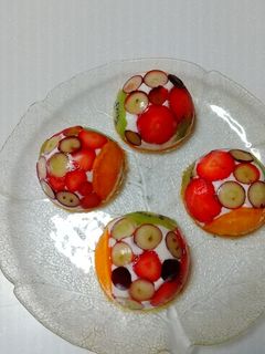 フルーツのヨーグルトムースケーキ-レシピのメイン写真