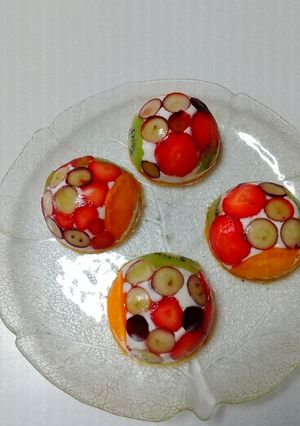 フルーツのヨーグルトムースケーキ-レシピのメイン写真