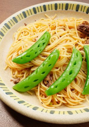 まいわし油漬＆スナップエンドウのパスタ-レシピのメイン写真